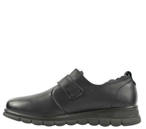 Pantofi casual, dama, FORMAZIONE, 21074 negru, piele naturala